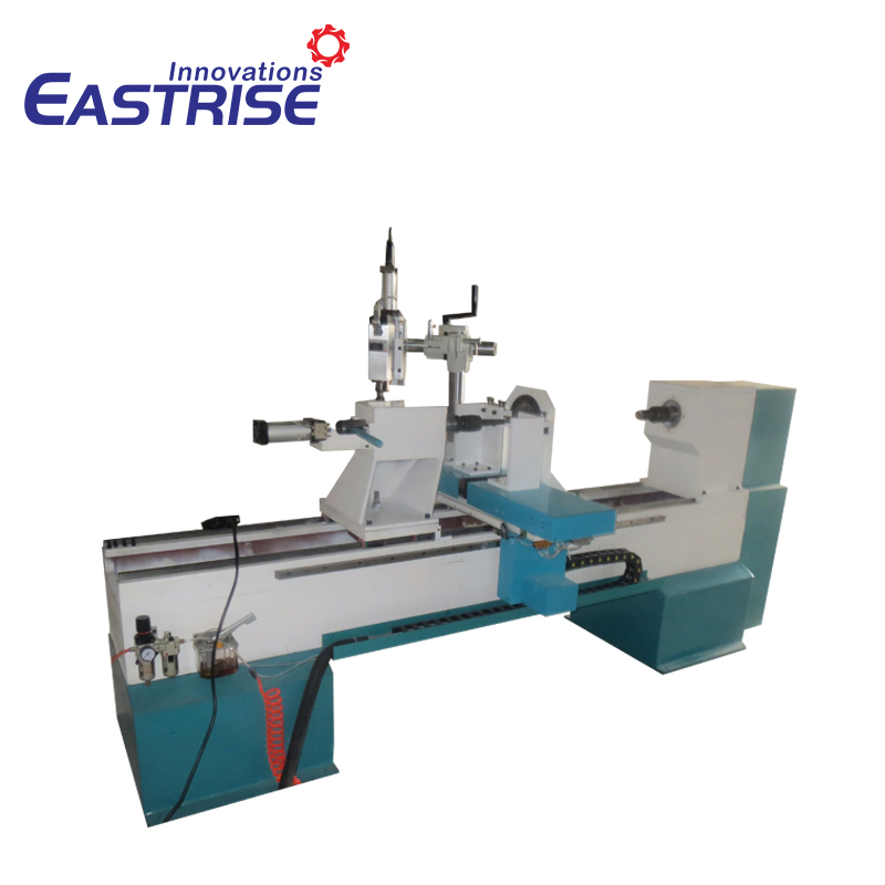 3-Axis 4-Axis Single-Tool Holder CNC Wood Turning Lathe Machine with Vertical Spindle