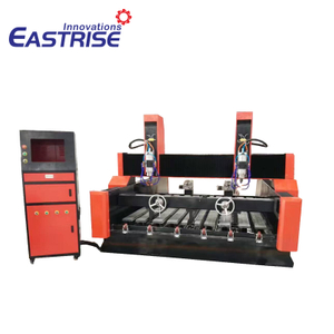 1325 1530 Double Spindles Stone Marble Granite Engraving Carving Cnc Router with Rotary Axis