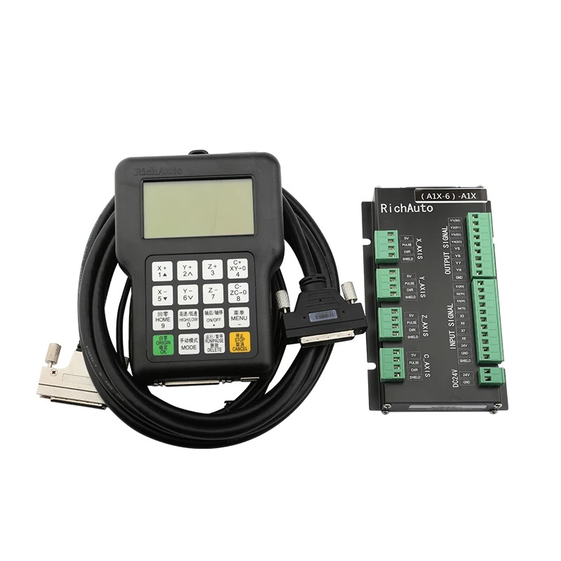 Richauto DSP A18 4-Axis CNC Controller USB Linkage Motion Control System, Suitable For Cnc Router Cnc Engraving Machine