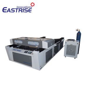 Double Heads 280w 300w 400w CO2 Mixed Laser Cutting Machine for Steel,wood,MDF,Metal